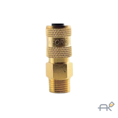 Быстроразъём для пневмосистемы с наружной резьбой 1/2 (латунь)(BSE1-4SM)(AB-FMT12)